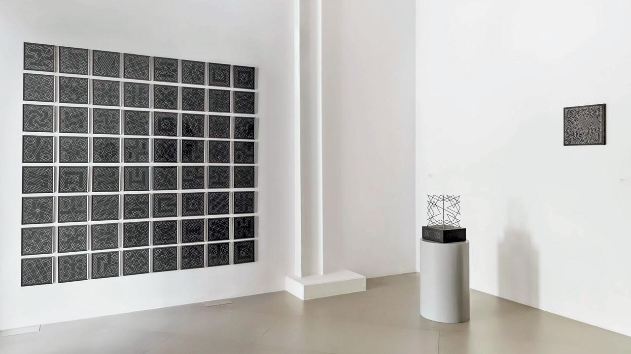 Knight’s Kolam by Arvind Sundar,  exhibited at the gallery