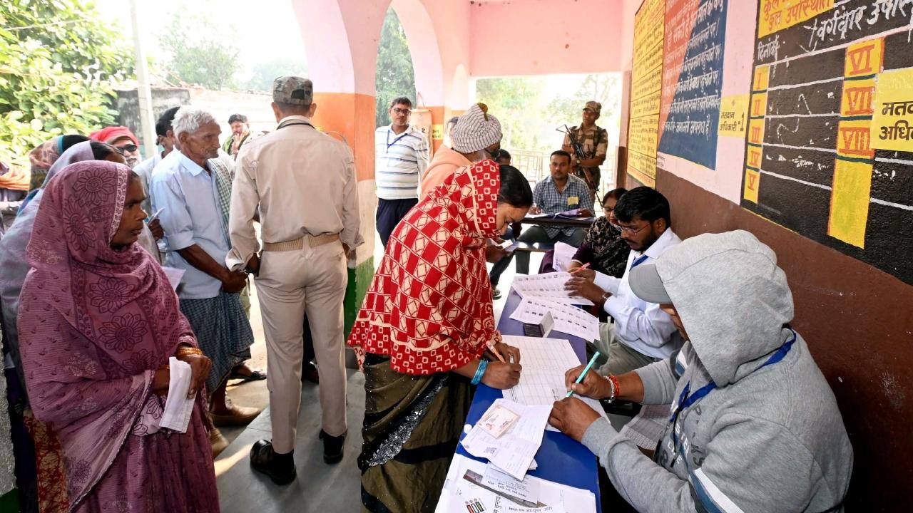 The polling began at 7 am and will continue till 5 pm