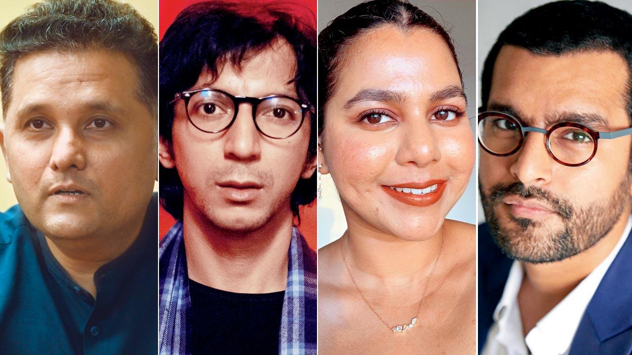 Amish Tripathi, Anshuman Jha, Anuradha Raman and Shakun Batra