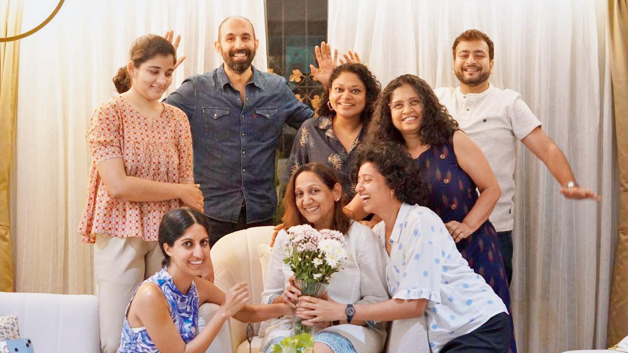 Attendees at a Diwali dinner