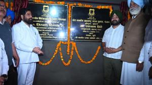 In Photos: Eknath Shinde lays foundation for Maharashtra Sadan in Punjab