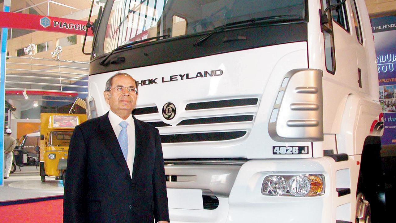 Hinduja Group chairman Gopichand P Hinduja passes away at 85 in London Ashok Leyland’s is regarded as one of the most successful turnaround stories in Indian corporate history, after the takeover by Hinduja. Pic/PTI