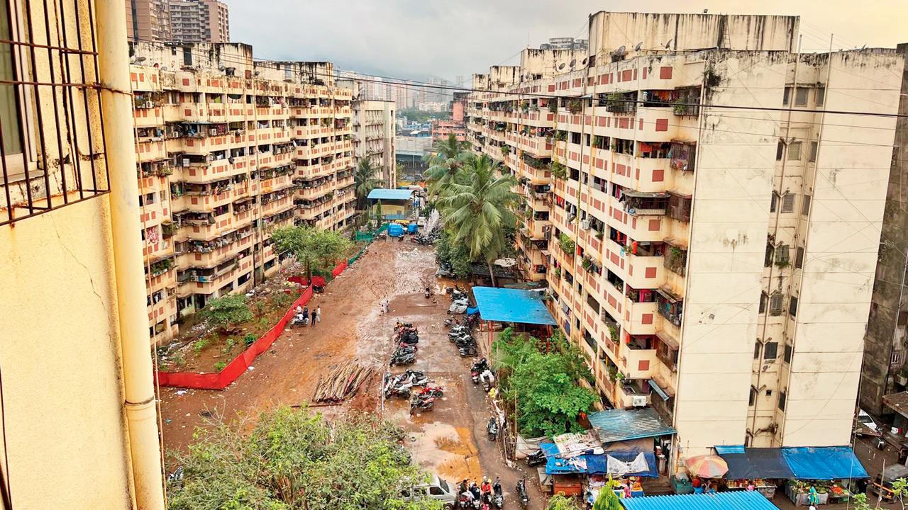 A view of the venue being cleared for the upcoming edition