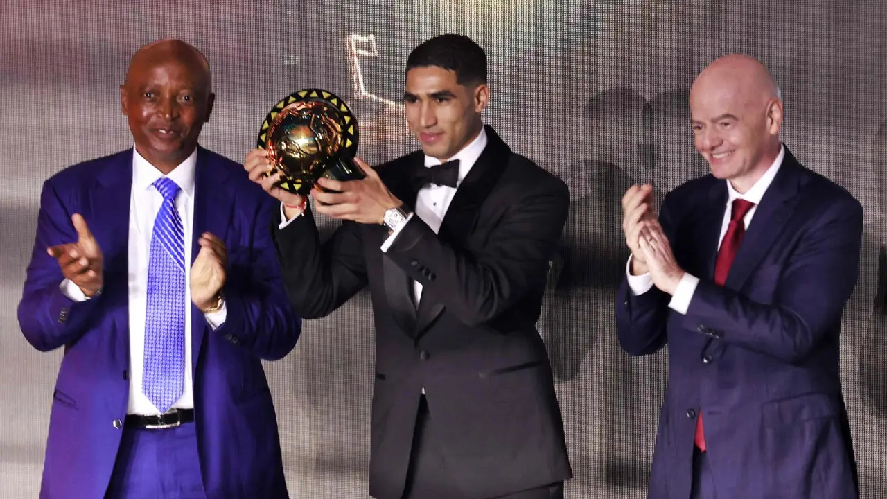 PSG`s Achraf Hakimi voted African player of the year