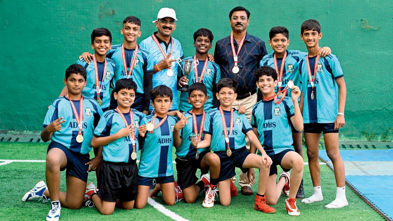 The Dr Antonio Da Silva U-14 boys. Pics/Atul Kamble