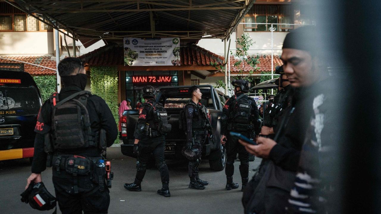 National Police Chief Listyo Sigit said the suspect was one of two students having surgery for injuries from the blasts.