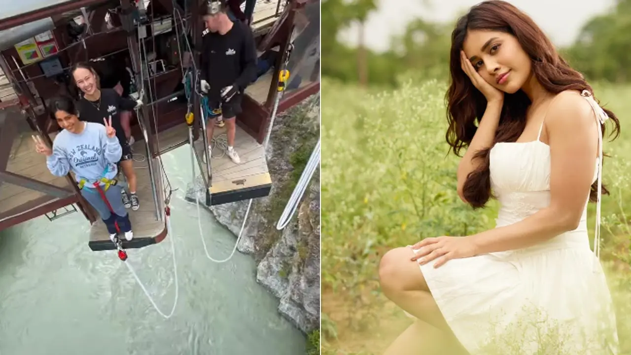 Actress Nabha Natesh goes bungee jumping in New Zealand