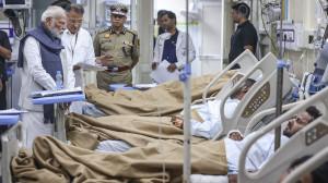 IN PHOTOS: PM Modi meets Delhi Red Fort blast victims