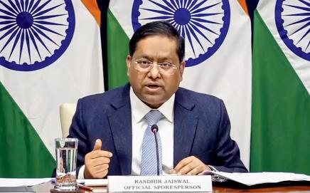 MEA Spokesperson Randhir Jaiswal. File pic