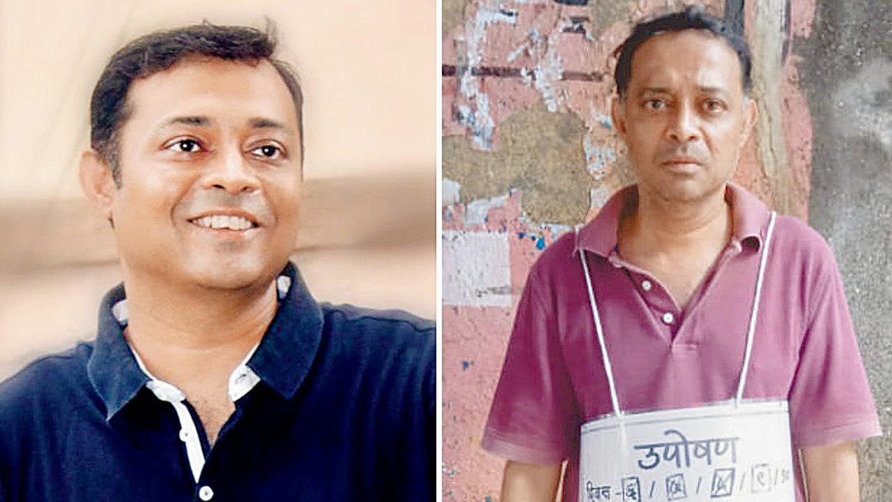 Powai hostage incident: The silent struggle of Rohit Arya Rohit Arya earlier and during his hunger strike in 2024 over unmet demands. Pics/By Special Arrangement