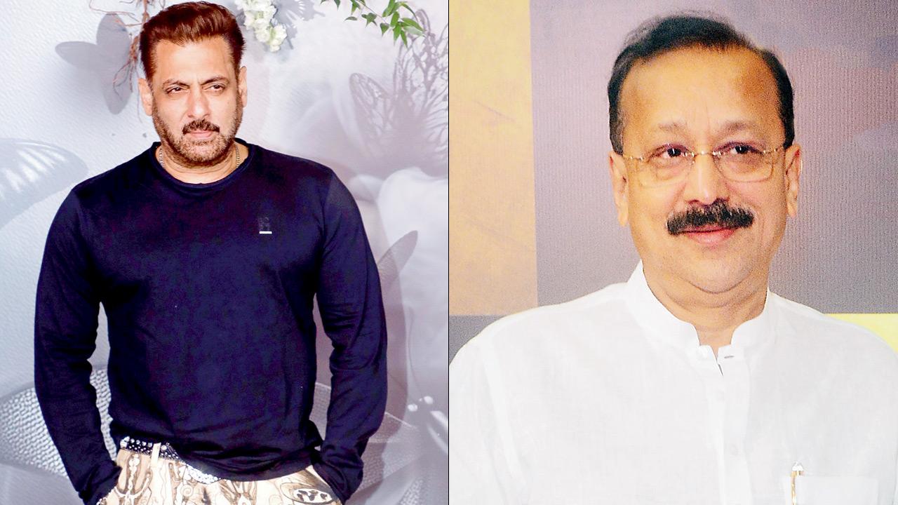 Salman Khan, actor and Baba Siddique, NCP leader