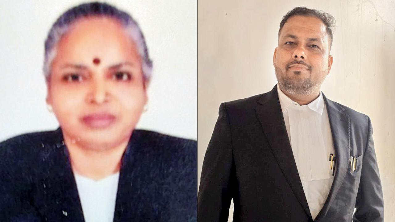 Malti Pawar (right) Advocate Sunil Pandey has written to the Chief Judicial Magistrate requesting first aid and medical facilities at all Mumbai courts