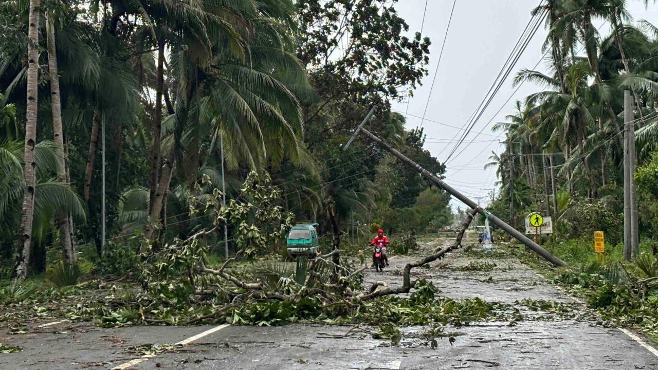 The typhoon, which has a broad wind band spanning about 600 km, was expected to batter central island provinces, including Cebu, which is still recovering from a 6.9-magnitude earthquake on September 30 that left at least 79 people dead and displaced thousands when houses collapsed or were severely damaged