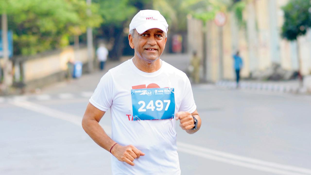 Venkataraman revels in the joy of running. PICS/BY SPECIAL ARRANGEMENT 