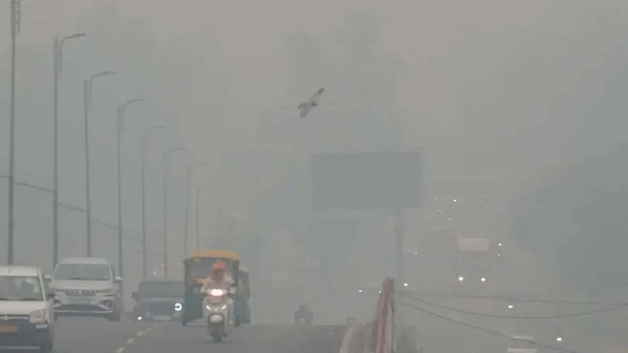 Delhi continues to breathe unhealthy air as AQI nears 350 mark