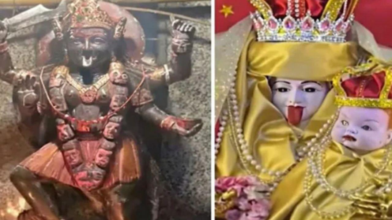 Kali Mata idol found dressed as Mother Mary in Mumbai temple; priest arrested