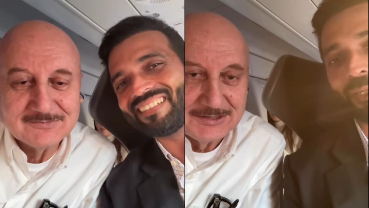 Anupam Kher says sorry to cricketer Ajinkya Rahane after flight, watch