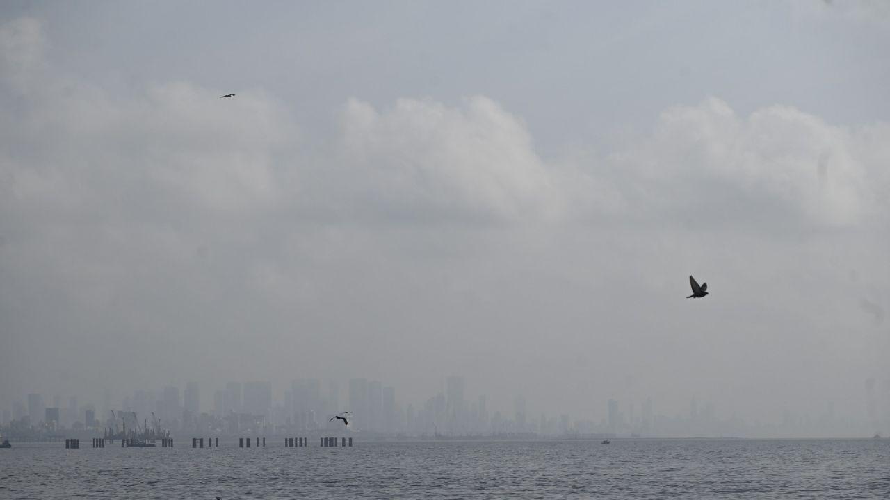 In afternoon, the weather took a turn as smog was reported over Versova Beach, caused by the combination of heat, humidity, and light pollution particles suspended in the air
