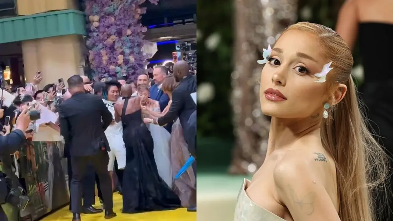 Man who grabbed Ariana Grande had earlier charged at Virat Kohli – watch video Man who grabbed Ariana Grande had earlier charged at Virat Kohli – watch video