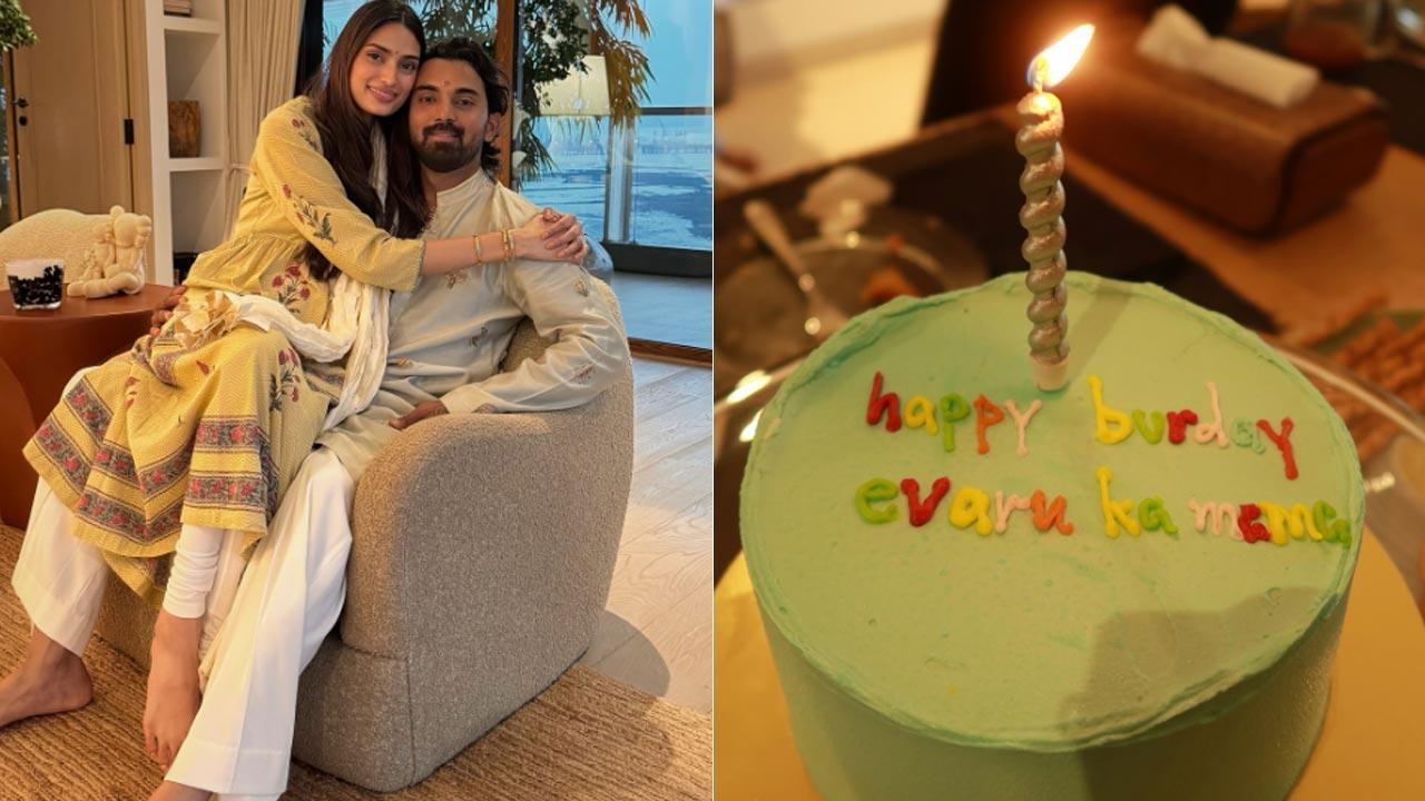 Athiya Shetty shares glimpse of birthday dinner with KL Rahul Picture Courtesy/Athiya Shetty`s Instagram account