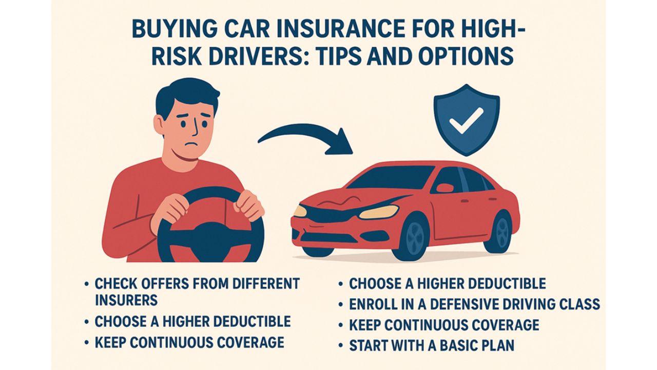 Purchase Car Insurance For High-Risk Drivers: Tips and Options