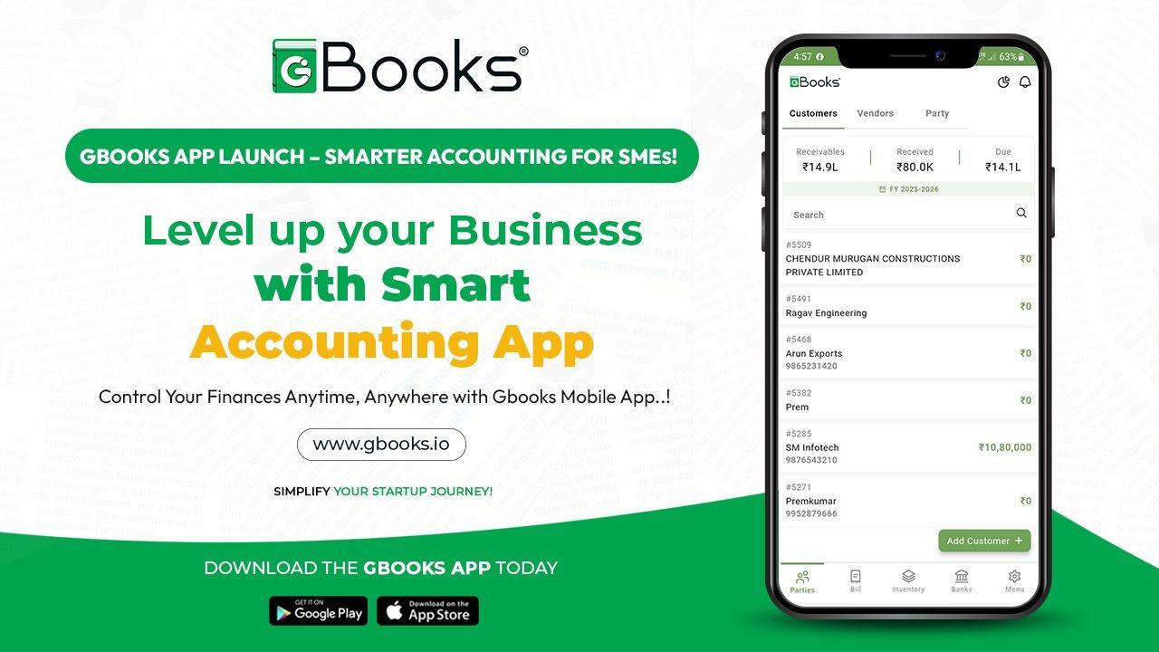 Gbooks.io by Kanakkupillai Expands Features with Mobile App Launch for SME Business Owners