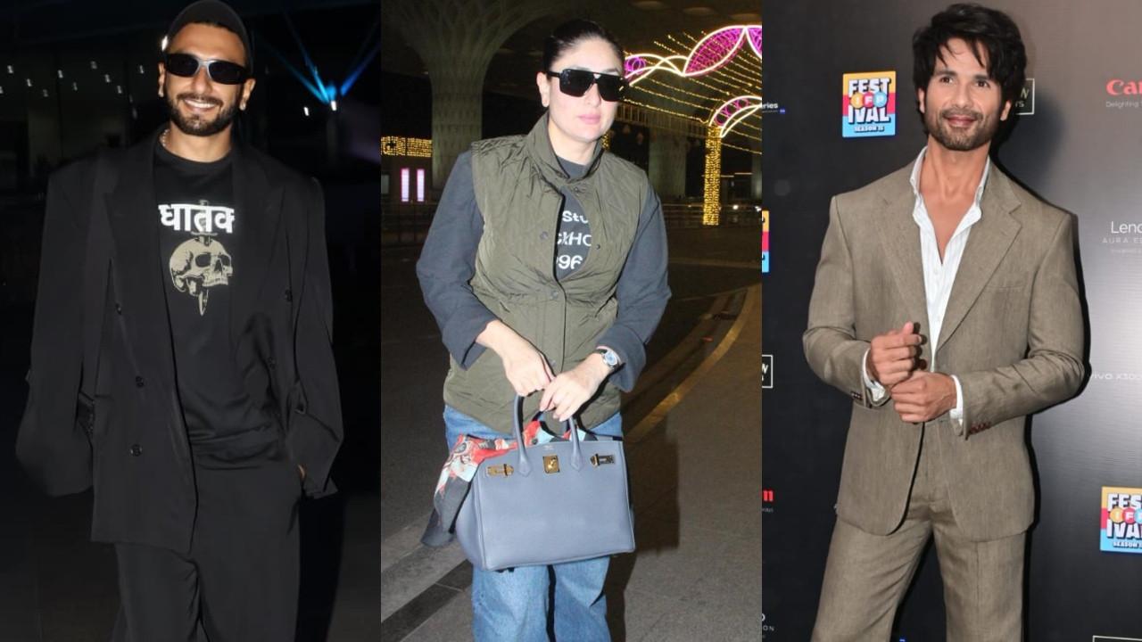 Spotted in the city: Kareena Kapoor, Ranveer Singh, Shahid Kapoor and others
