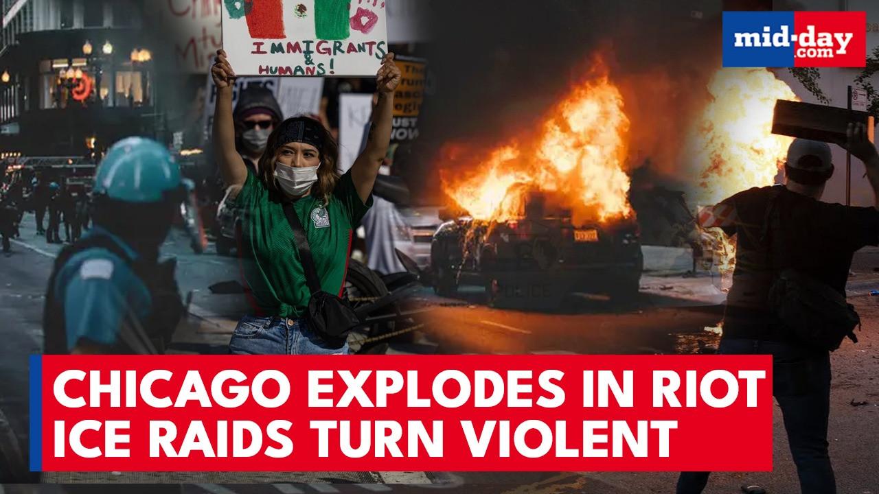 Violent ICE clash in Chicago: Protesters storm facility, 21 arrested