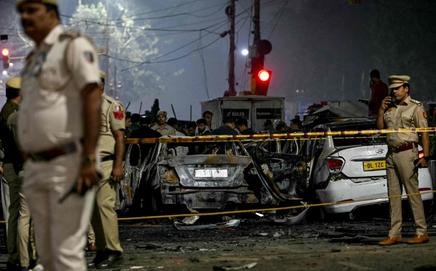 A powerful explosion took place near Red Fort Metro Station in Delhi. File Pic/AFP