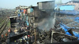IN PHOTOS: Cooling ops underway after major fire in Mumbai's Dharavi