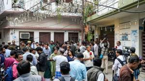 In pics: Joint team searches Lucknow home of doctor arrested in Delhi blast case