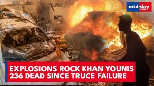 Explosions rock Gaza City, 236 Palestinians killed by Israel since ceasefire