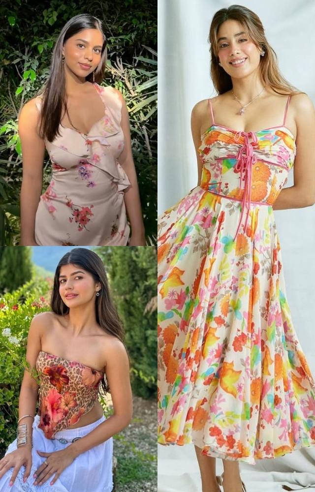 Divas keeping gardencore alive this winter in flowy dresses