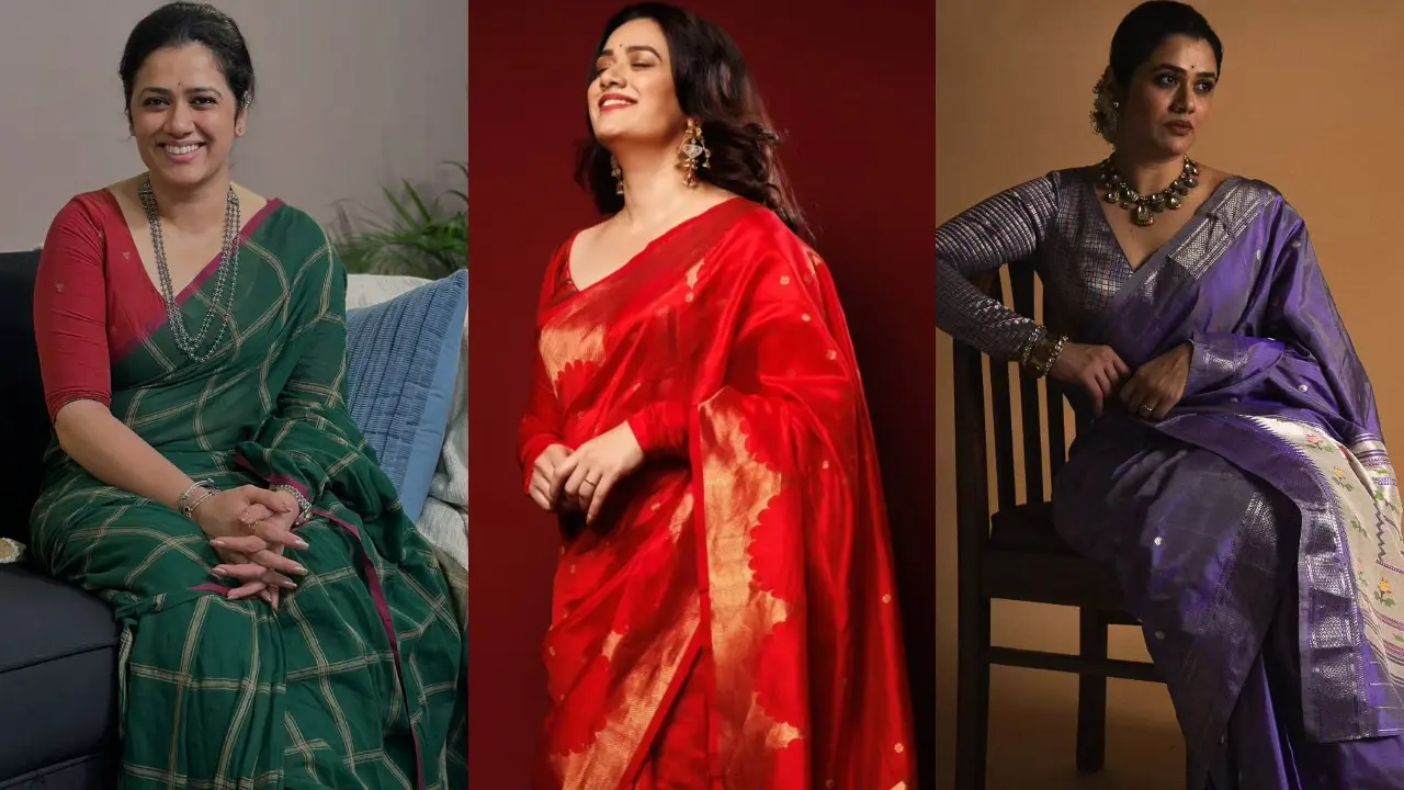 12 times Jawan fame Girija Oak personified elegance in stunning sarees