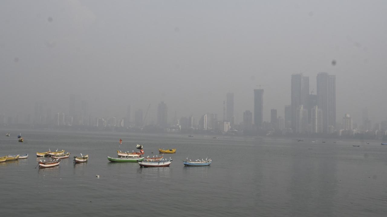 Mumbai’s air quality on Sunday morning reached unhealthy levels