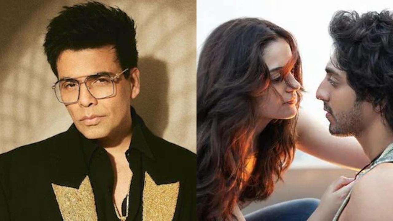 Karan Johar spills beans on Aneet Padda and Ahaan Panday's rumoured romance