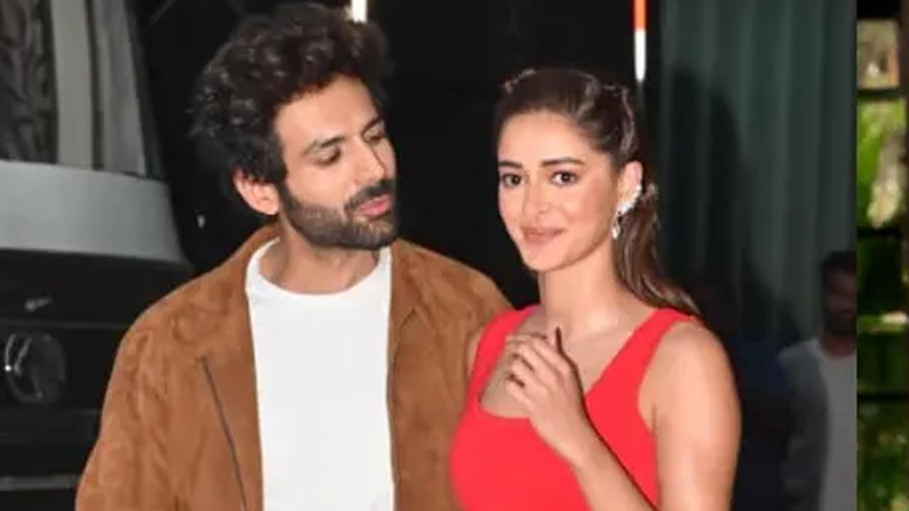Kartik Aaryan and Ananya Panday. Pic/Yogen Shah