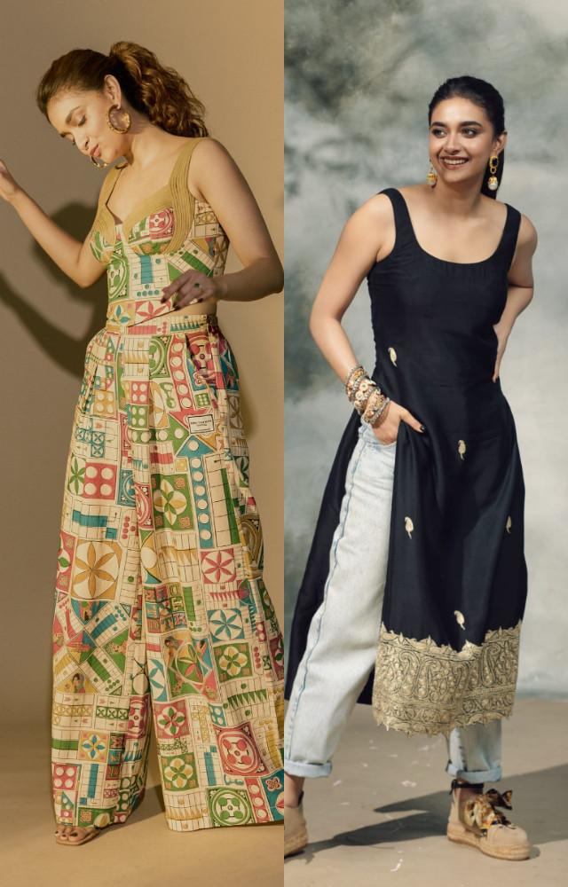 7 times Keerthy Suresh serveed high-drama fashion