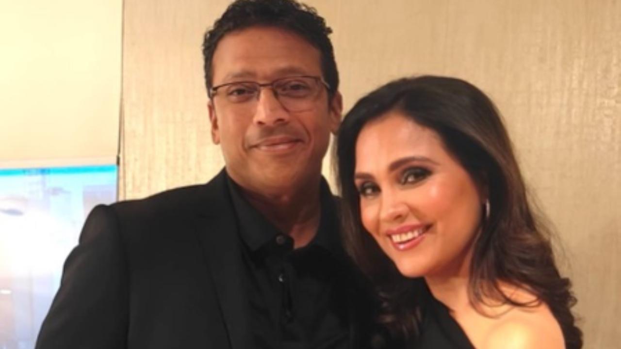 Lara Dutta jokes about struggle to make husband Mahesh Bhupathi smile for photos