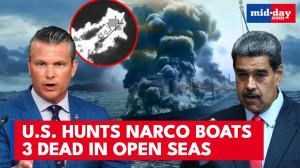 U.S. Forces SINKS Another Narco Vessel in Caribbean | 3 Killed