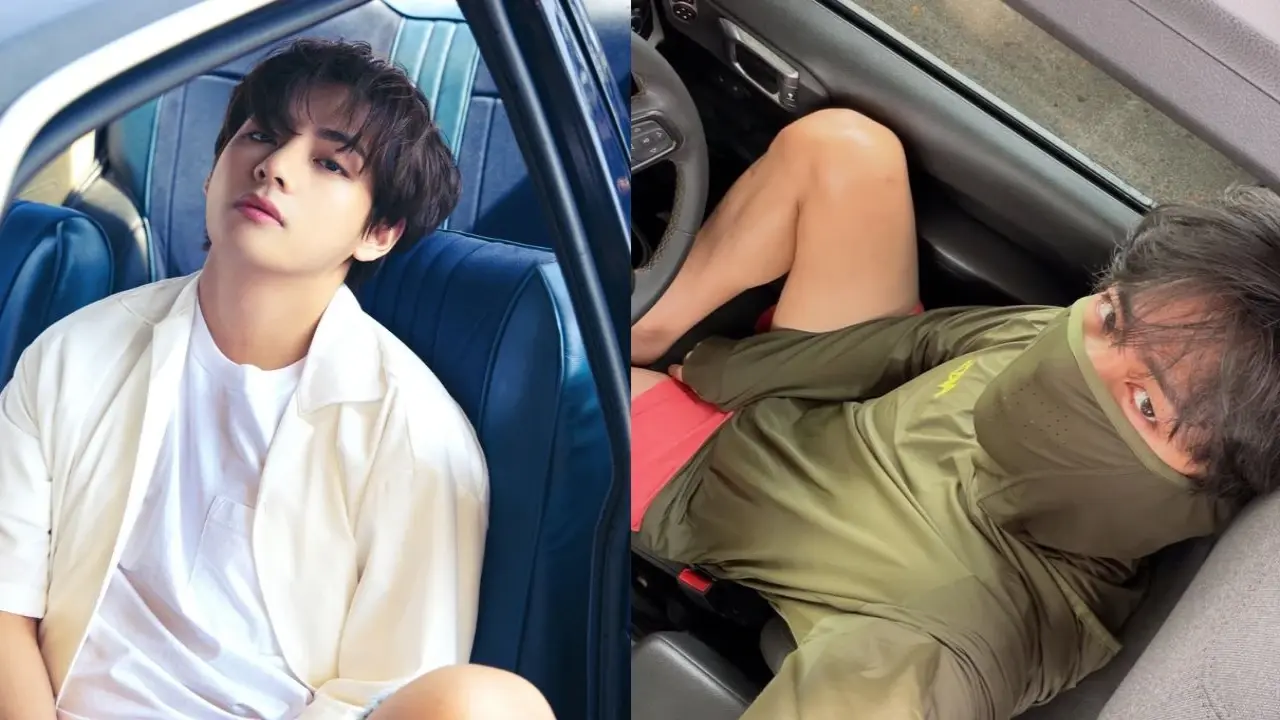 Did BTS V aka Kim Taehyung buy a new Mustang GTD; hops on a ride with friends