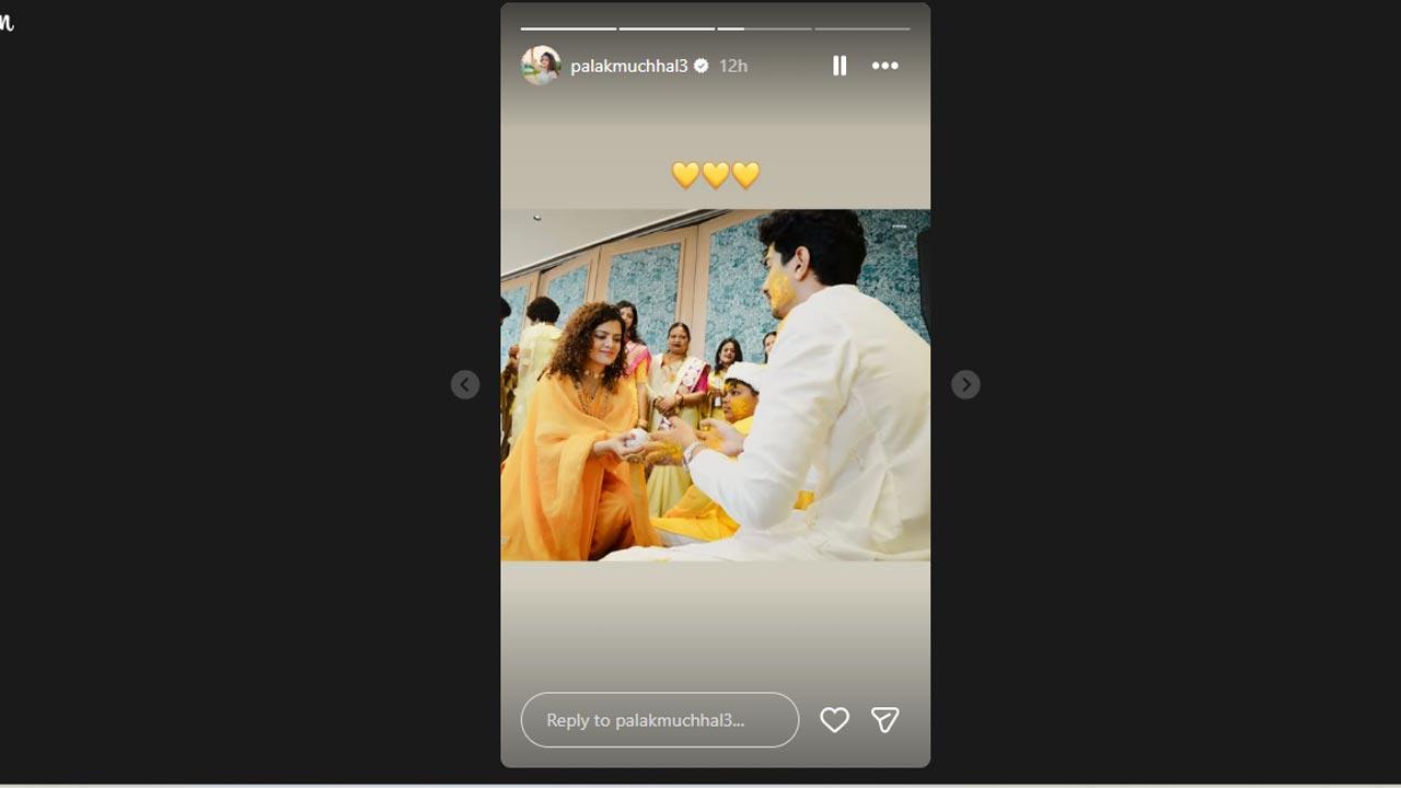 Picture Courtesy/Palak Muchhal`s Instagram account