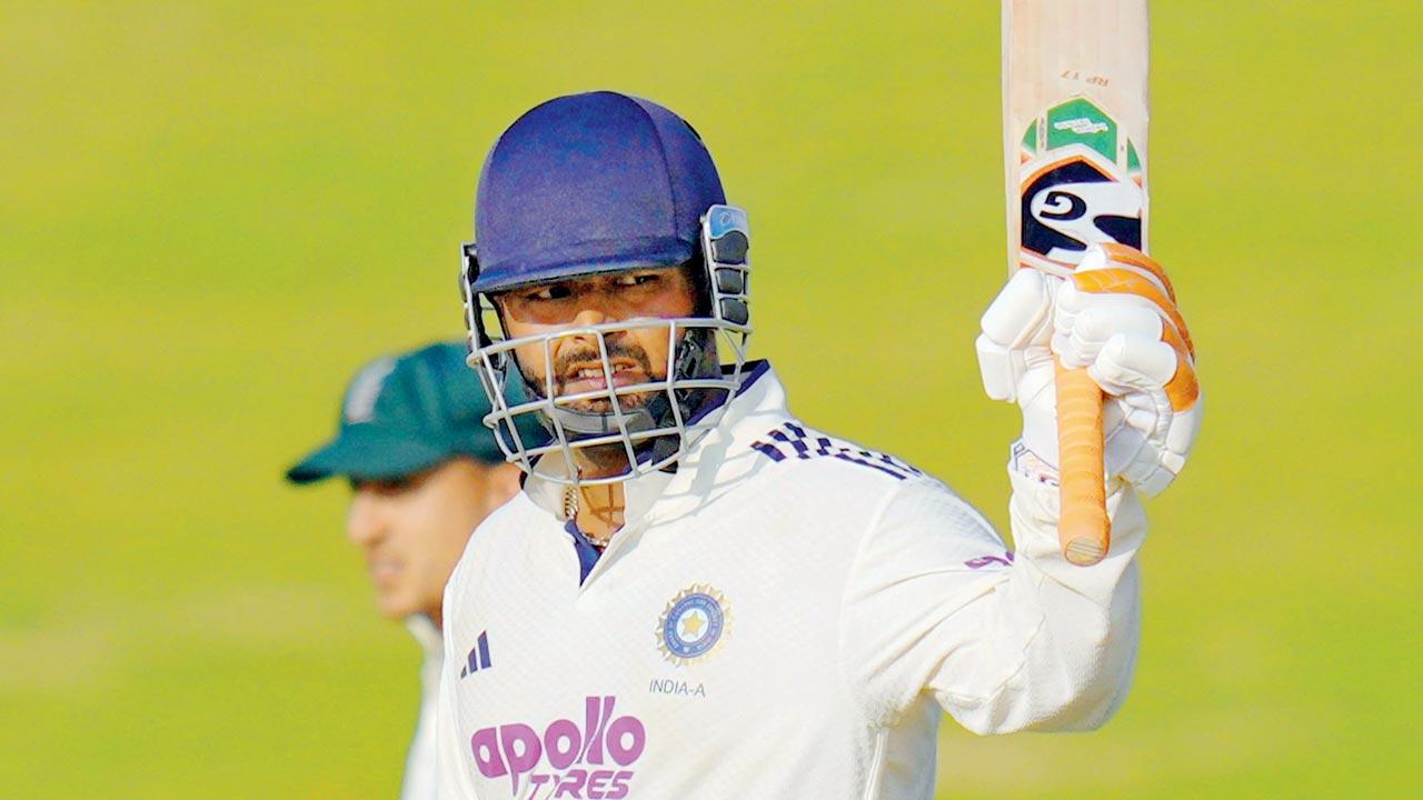 Pant’s 64* holds India ‘A’ together in chase of 275 against South Africa ‘A’
