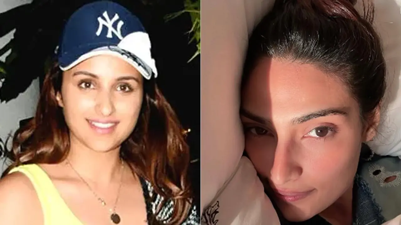 Parineeti Chopra. Pic/Yogen Shah; (right) Athiya Shetty. Picture Courtesy/Parineeti Chopra's Instagram account