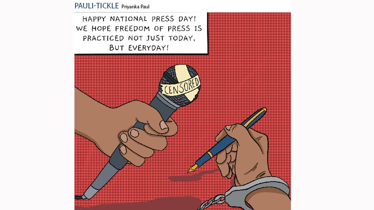 Pauli-tickle Comic Strip By: Priyanka Paul