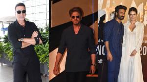 Spotted in the city: SRK reunites with Farah, Akshay's airport shoot