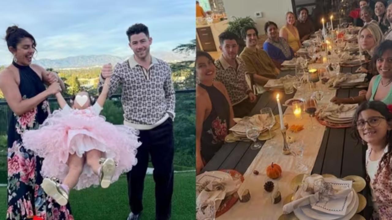 Priyanka Chopra celebrates thanksgiving with Nick Jonas, Malti and family