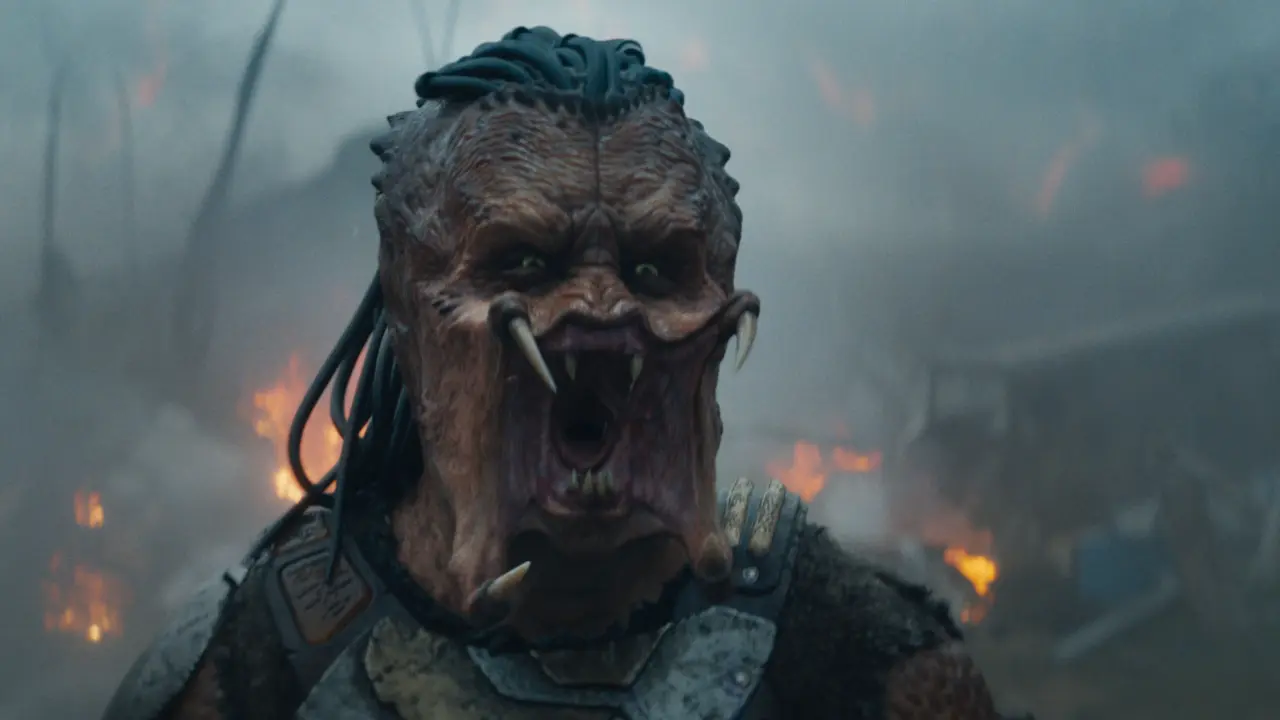 Predator: Badlands movie review: Kindness over toxic masculinity Still from Predator Badlands