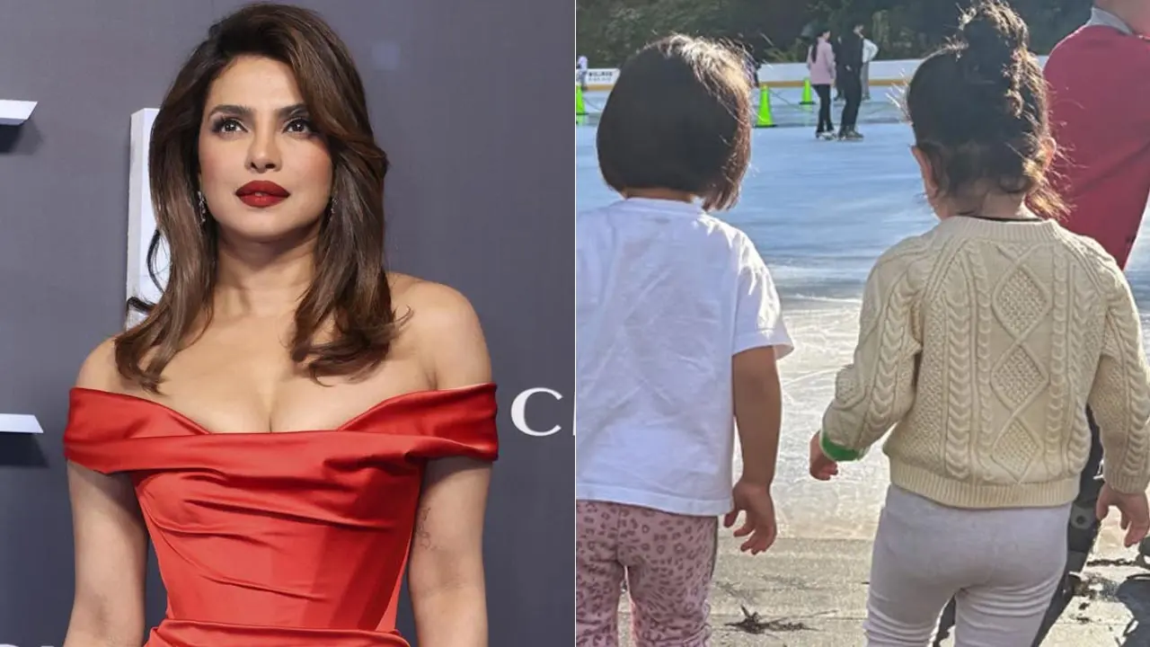 Priyanka Chopra shares an adorable picture of her "big kid" Malti Marie Priyanka Chopra Jonas. Pic/AP, PTI; (right) Picture Courtesy/Priyanka Chopra`s Instagram account
