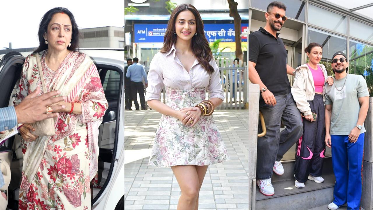 Spotted in the city: Hema Malini, Rakul Preet Singh, Kunal Kemmu and others
